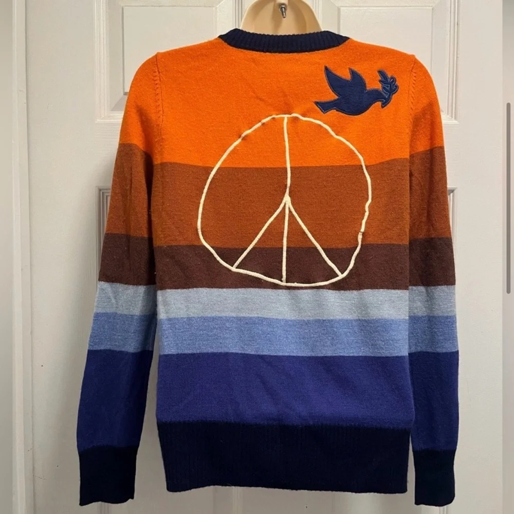Stoned Immaculate California Dreamin' Wool Sweater Customized Activism MED EUC - Picture 6 of 14